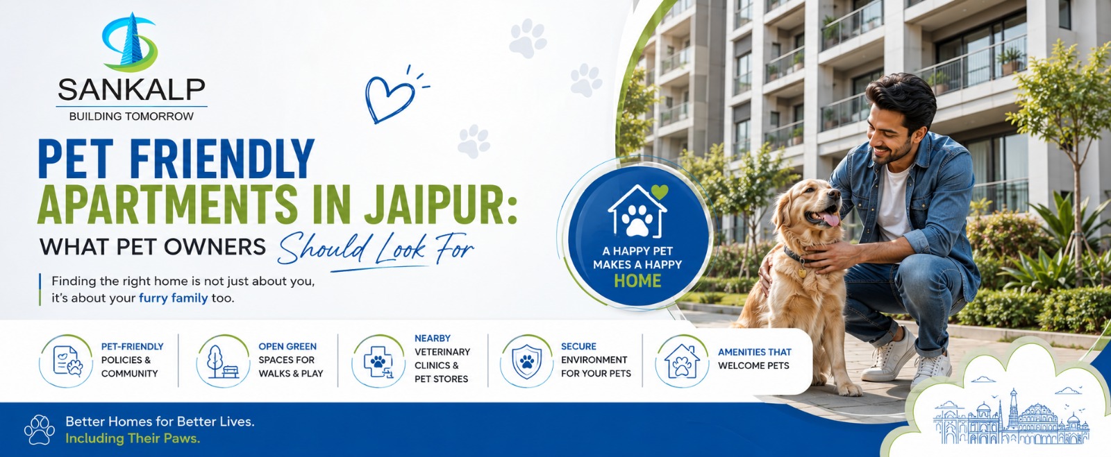Pet Friendly Apartments in Jaipur: What Pet Owners Should Look For